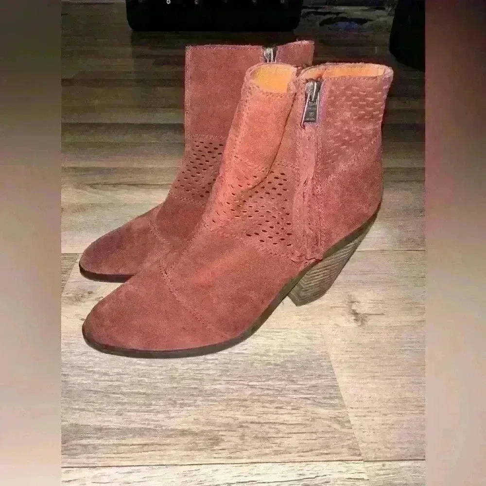 Lucky Brand Ramses Bootie burgendy - Picture 4 of 11